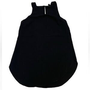 💜 Le Château Black Sleeveless High-Low Tunic Top TTP/XXS